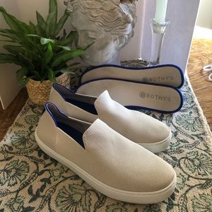 Rothy’s Slip On Sneaker Sand Color Women’s Size 10 Excellent condition!